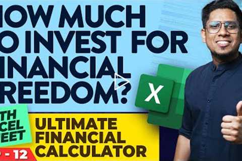 How Much Money to Invest Every Month to Retire RICH? Ultimate Financial Planner Excel