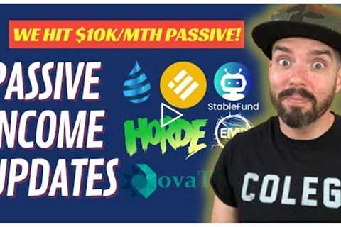 September 5th: Passive Income Updates + Live Deposit | Over $11K Mthly | StableFund | Novatech