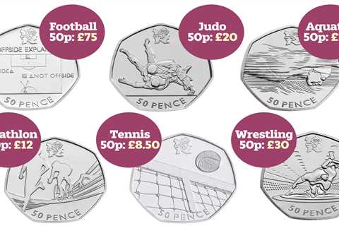 Rarest and most valuable Olympic 50p coins worth up to £570 revealed
