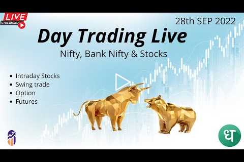 Intraday Live Trading : Nifty & Bank Nifty | Stock Market : 28th September