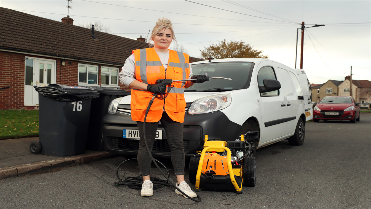 The Sun’s £5k grant helped me get a new van and powerwasher for my bin business