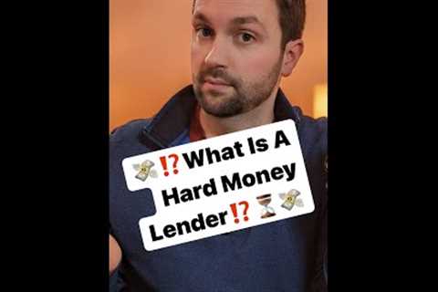 HARD MONEY LENDER EXPLAINED & When You Should Use One‼️